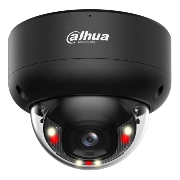 KAMERA WANDALOODPORNA IP IPC-HDBW3649E-AS-IL-0280B-BLACK WizSense Smart Dual Light - 6 Mpx 2.8 mm DAHUA
