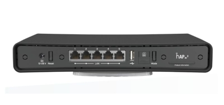 MIKROTIK HAP AC3 LTE6 KIT RBD53GR-5HACD2HND&R11E-LTE6 716 MHZ, 5x 10/100/1000 MB/S PORTS, USB PORT, MINI-PCIE, MICRO SIM SLOT