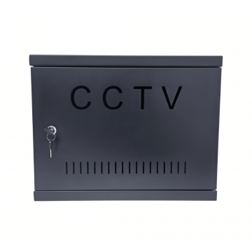 ViDiLine VIDI-UCH-CCTV Szafka Metalowa na Rejestrator NVR CCTV Naścienna Zamykana 450×350×100 mm