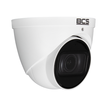 BCS-L-EIP58VSR4-Ai1(2) - Kamera IP kopułowa 8Mpx marki BCS Line. Przetwornik 1/1.8" CMOS z obiektywem motozoom 2.7~12mm.