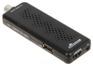 T2-MINI Tuner Cyfrowy HD Dvb-t/dvb-t2 H.265/hevc Signal
