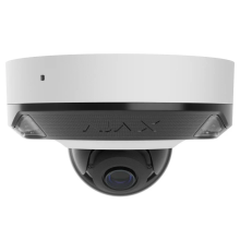 Ajax DomeCam Mini HL 8 MP 4 mm White – Kamera IP Kopułkowa 4K PoE, AI, IR + LED 15 m, True WDR – 126275.214.WH1