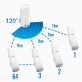 UBIQUITI LITEAP AC LAP-120  ANTENA 120 STOPNI  - 2