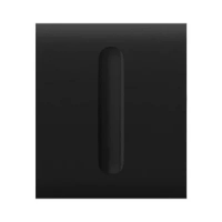 Ajax CenterButton (Dimmer) Black – czarny panel dotykowy ściemniacza do ramki wielokrotnej LightSwitch, 98585.256.BL1