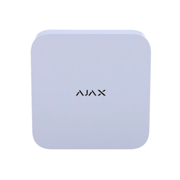 Ajax NVR DC 16-ch White – Biały Rejestrator IP 16 Kanałów 4K, ONVIF, RTSP, H.265, JetSparrow, SATA do 16 TB, 9–16 V DC – 127058.122.WH