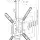 BRATECK-LCD-CM344 Uchwyt Sufitowy do Telewizora lub Monitora - 9