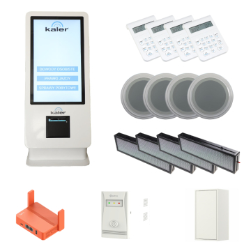 Bezprzewodowy System Kolejkowy z Wydrukiem Biletu Kaler KAL-70 (Plug & Play)