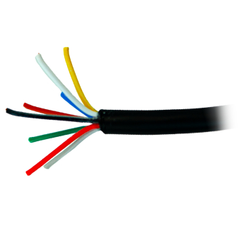 Kabel alarmowy, domofonowy Vidiline 8x0,5mm CU 100m UV zewnętrzny