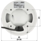 KAMERA AHD, HD-CVI, HD-TVI, CVBS HAC-HDW1809T-A-LED-0280B Full-Color - 8.3   Mpx 2.8   mm DAHUA - 3