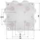 PK-100X100 Puszka Odgałęźna z Dławnicami - 2