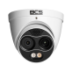 BCS-L-EIP242FR3-TH-Ai(0403) - Kamera IP termowizyjna kopułowa, kamera termiczna 256x192 z obiektywem 3,5 mm, kamera wizyjna 4 Mpx z obiektywem 4 mm. - 2