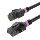 BestLan Patchcord Kabel sieciowy UTP RJ45 Kategoria 6a Czarny 0,5m - 3