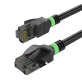 BestLan Patchcord Kabel sieciowy UTP RJ45 Kategoria 6a Czarny 0,5m - 6