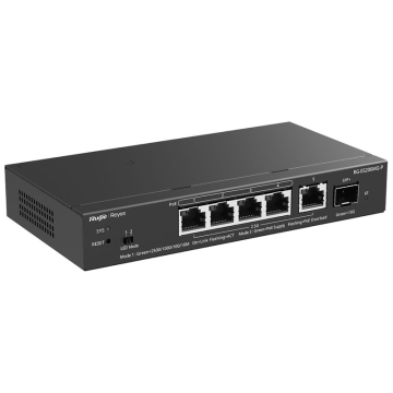 SWITCH POE RG-ES206MG-P 4-PORTOWY + 1X UPLINK + 1X SFP+ REYEE