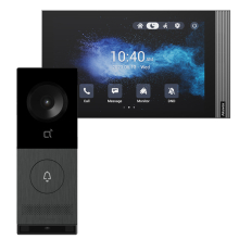 Zestaw Wideodomofonowy Jednorodzinny Akuvox Panel X910S + Monitor S563W Android PoE Wi-Fi