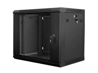 SZAFA INSTALACYJNA WISZĄCA 19" 9U 600X450 CZARNA LANBERG (FLAT PACK)