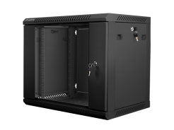 SZAFA INSTALACYJNA WISZĄCA 19" 9U 600X450 CZARNA LANBERG (FLAT PACK)