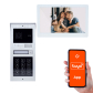 Genway KIT-F-C51-V11-2W - Zestaw wideodomofonowy 2 żyłowy z monitorem dotykowym 7" WiFi i Tuya
