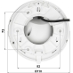 KAMERA AHD, HD-CVI, HD-TVI, PAL HAC-HDW1200TQ-A-0280B-S6 - 1080p 2.8   mm DAHUA - 3