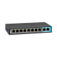 BCS-B-SP08G02G - 10 portowy switch (8×PoE) Gigabit z 4 trybami pracy - 3