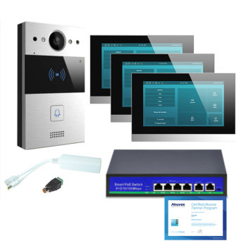 Akuvox wideodomofon SIP 3 monitory C313 7"