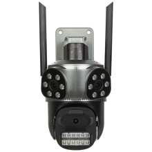 KAMERA IP OBROTOWA ZEWNĘTRZNA ICSEE-W92SD-3 Wi-Fi Full-Color PANORAMICZNA 3 X 3 Mpx 3 X 3.6 mm