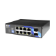 BCS-B-ISP08G-2SFP - 8 portowy switch PoE Gigabit, 2 porty Gigabit SFP. - 3