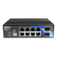 BCS-B-ISP08G-2SFP - 8 portowy switch PoE Gigabit, 2 porty Gigabit SFP. - 2