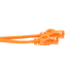 BestLan Patchcord Kabel sieciowy UTP RJ45 Kategoria 5e Pomarańczowy 1m - 2