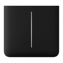 AJAX SideButton (2-gang) vertical (black) Przycisk Boczny Ajax