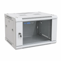 Szafa RACK 19" 6U wisząca ViDiLine R19-6U/450-WS_V2-SZ szara