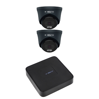 Monitoring IP VidiLine z 2 kamerami VIDI-IPC-35D i rejestratorem IP
