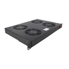 Moduł wentylatorów RACK 19" 1U ViDiLine VIDI-R19-W4-1U 4 wentylatory 230V