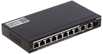 SWITCH POE RG-ES210GS-P 8-PORTOWY + 2X UPLINK + 1X SFP REYEE