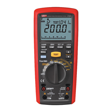 Miernik rezystancji izolacji urządzeń elektrycznych i multimetr cyfrowy UT505B