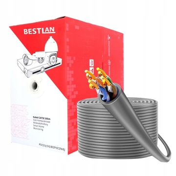 BestLan Kabel Skrętka UTP Kategoria 5e Drut CCA HQ 305m