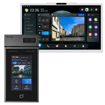Zestaw Wideodomofonowy Jednorodzinny Akuvox Panel S535 + Monitor X937A Wi-Fi Android PoE