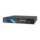 BCS-B-SP08G-2SFP-M - 8 portowy zarządzalny switch (8×PoE) 1000Mbps + 2×Gigabit SFP z 4 trybami pracy - 5
