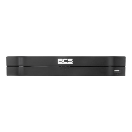 BCS-L-NVR0801-4KE(2) - Rejestrator IP 8 kanałowy 1 dyskowy przystosowany do współpracy z kamerami o rozdzielczości maksymalnej 16 Mpx.