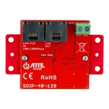 SDIP-40-120 Adapter PoE Gigabit obniżający napięcie do 12V 40W