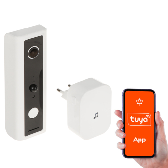 Inteligentny dzwonek bezprzewodowy z kamerą ATLO-DBCT-TUYA Tuya Smart Wi-Fi 3.6 mm
