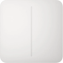 AJAX Button (white) SoloButton (2-gang) przycisk do przełącznika 2-gniazdowego Ajax