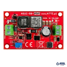 ASUC-50-AD0-OF Przetwornica podnosząca napięcie z regulacją 12...48V