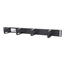 Organizer kabli RACK 19" 1U ViDiLine VIDI-R19-G1-1U 4 oczka czarny