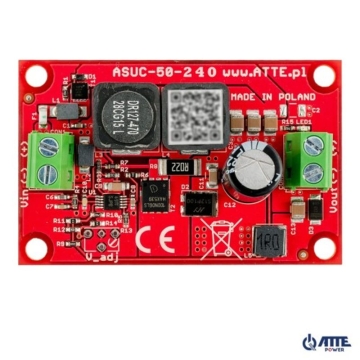 ASUC-50-240-OF Przetwornica podnosząca napięcie do 24V