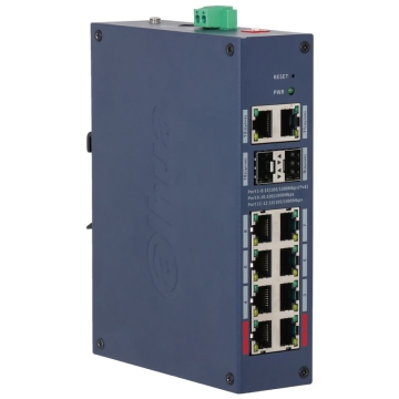 ZARZĄDZALNY SWITCH PRZEMYSŁOWY POE CHS4212-8GT-110 8-PORTOWY SFP DAHUA