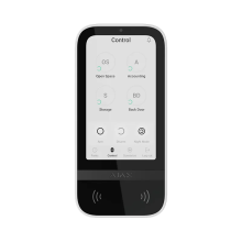 Bezprzewodowa klawiatura z ekranem dotykowym KeyPad TouchScreen Ajax Biała