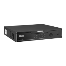BCS-P-NVR3208R-A-4K-III - Rejestrator IP 32 kanałowy marki BCS Point. Przystosowany do współpracy z kamerami o rozdzielczości maksymalnej do 12Mpx.