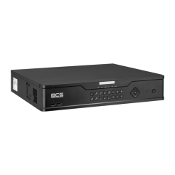 BCS-P-NVR3208R-A-4K-III - Rejestrator IP 32 kanałowy marki BCS Point. Przystosowany do współpracy z kamerami o rozdzielczości maksymalnej do 12Mpx.