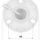 Kamera IP Tubowa VIDI-IPC-24T I5W/G/Y/WIFI/2.8mm 4Mpx Dual Light Smart Alarm WiFi - 4